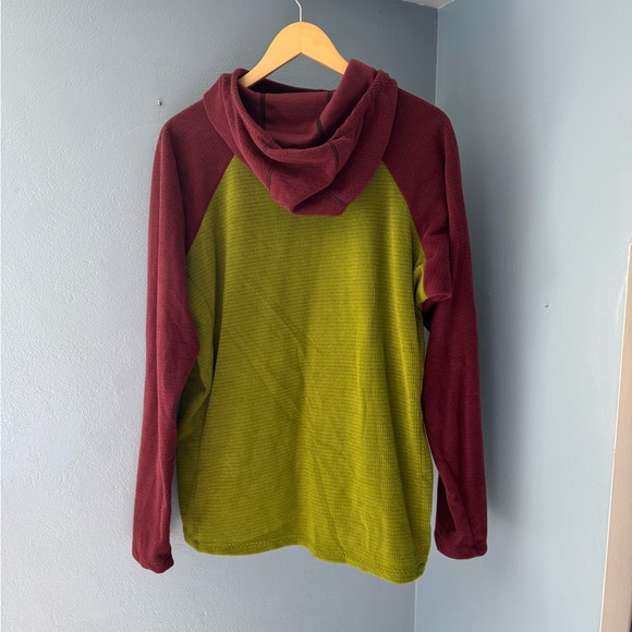 NWT Men’s Melanzana Wine and Green Micro Hoddie - Picture 5 of 8